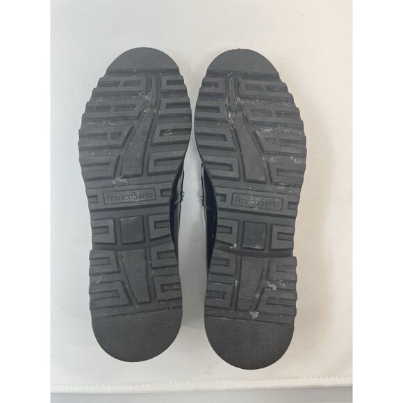 Franco Sarto Cassandra Penny Loafers with a Lug Sole Patent Leather Size 10M - Picture 9 of 9